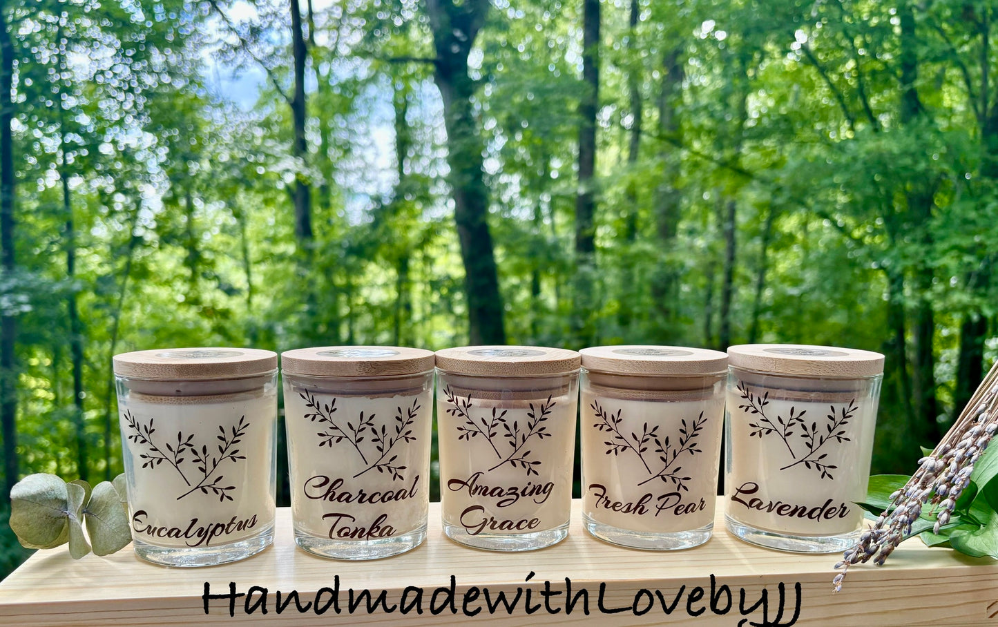 Soy wax candle - HandmadewithlovebyJJ