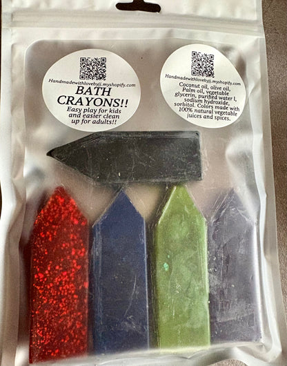 Bath Time Crayons - HandmadewithlovebyJJ