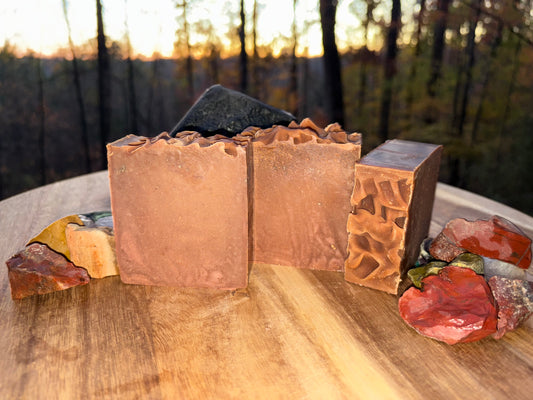 Vintage Leather & Tumeric - HandmadewithlovebyJJ