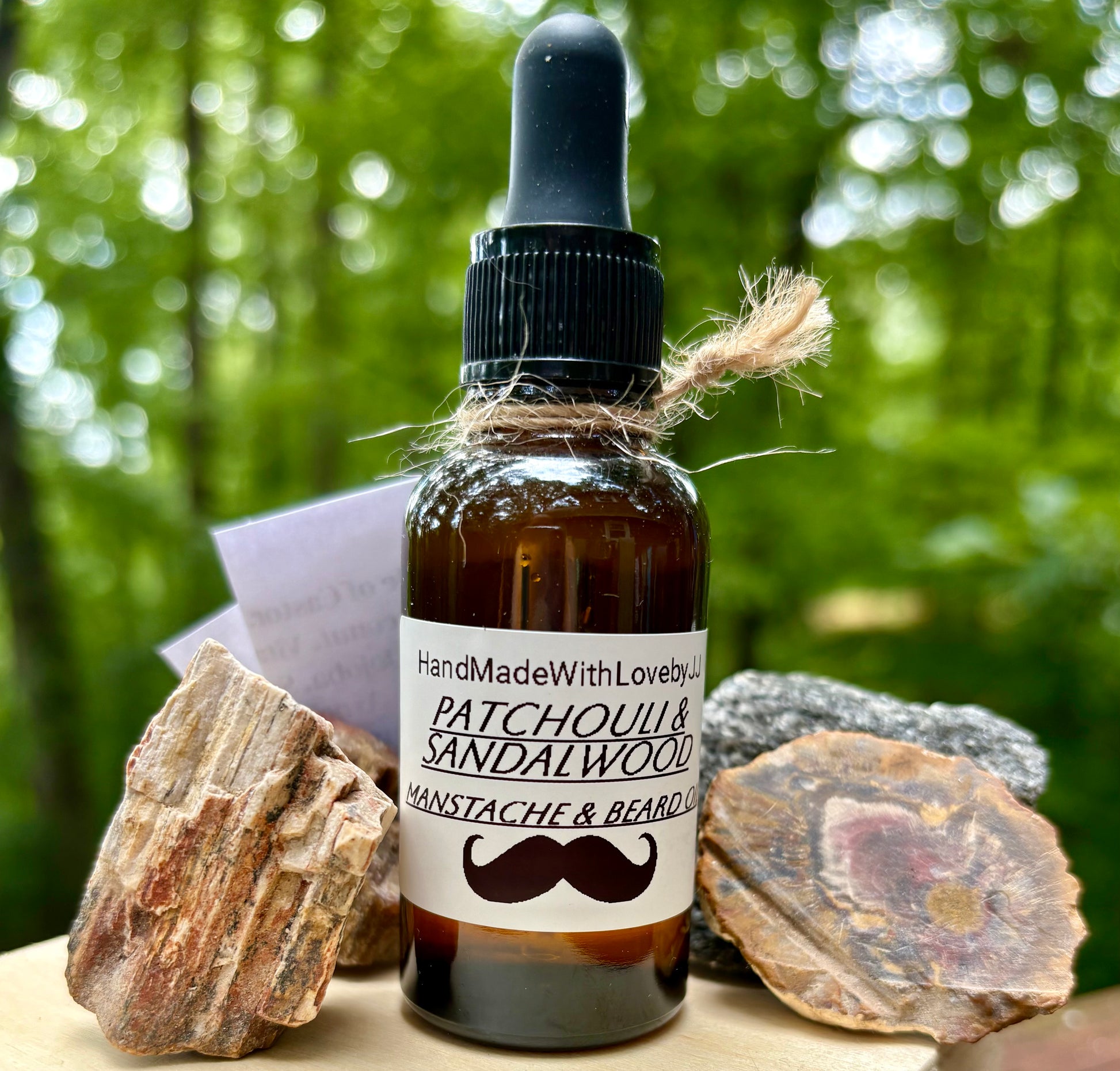 Manstach and Beard Oil - HandmadewithlovebyJJ