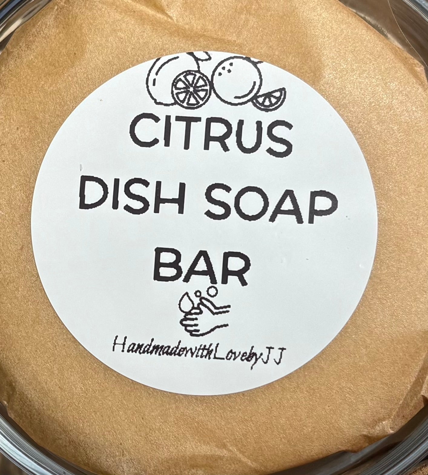Squeaky Clean Citrus Dish soap bar. - HandmadewithlovebyJJ