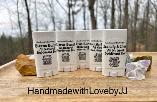 All Natural Deodorant Bar - HandmadewithlovebyJJ
