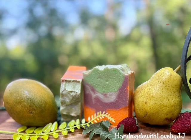 Strawberry, Mango, Pear, & Sugared Lychee - HandmadewithlovebyJJ