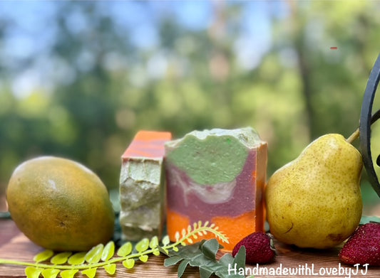 Strawberry, Mango, Pear, & Sugared Lychee - HandmadewithlovebyJJ