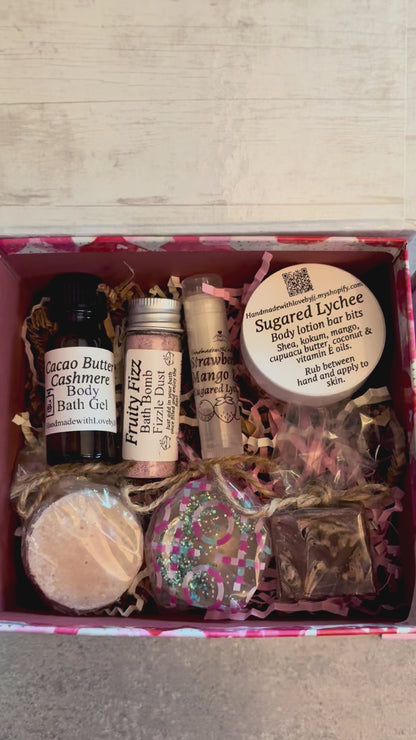 Valentine sample box for her